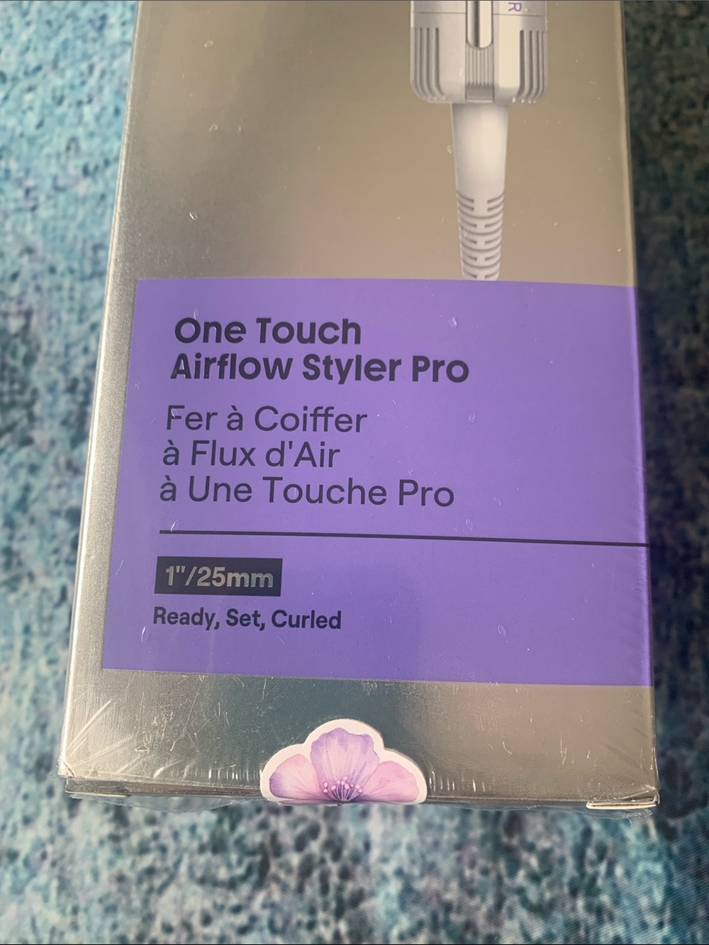SHEGLAM HAIR Silver + Lilac Steam Hair Curling Wand - Picture 2 of 5